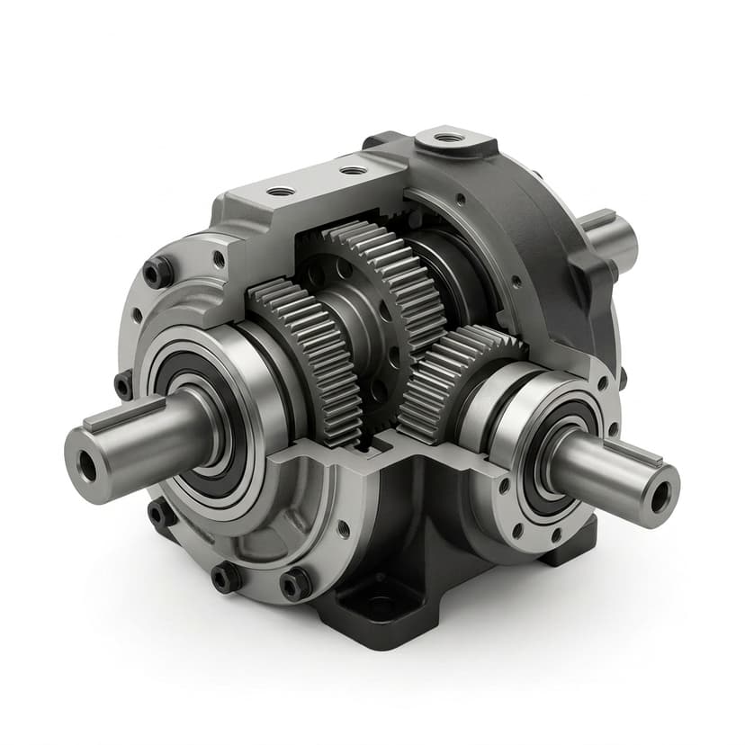 Precision cycloidal reducer for rotary inspection fixture