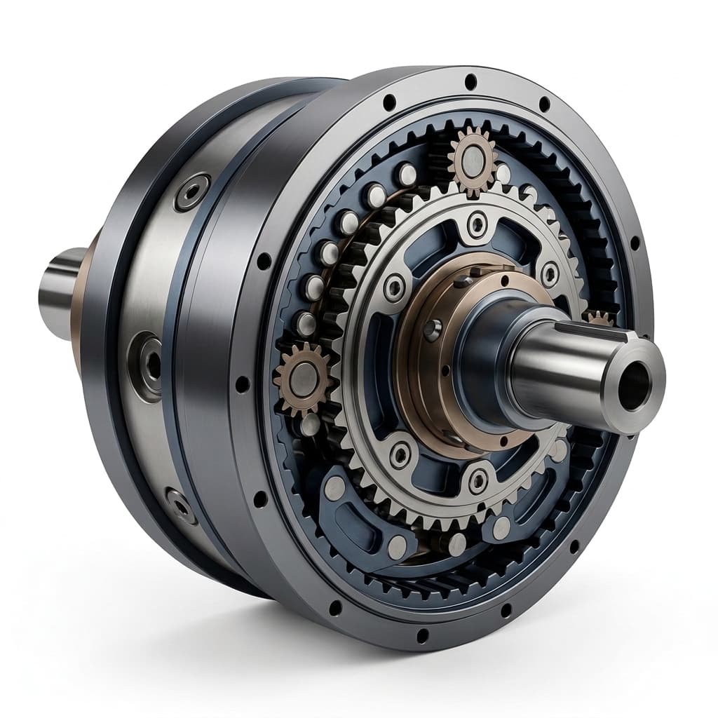 Single-stage cycloidal reducer for compact indexing station