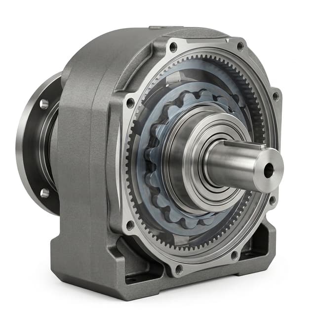 Ultra-micro cycloidal gearbox output interface for compact robot mechanisms