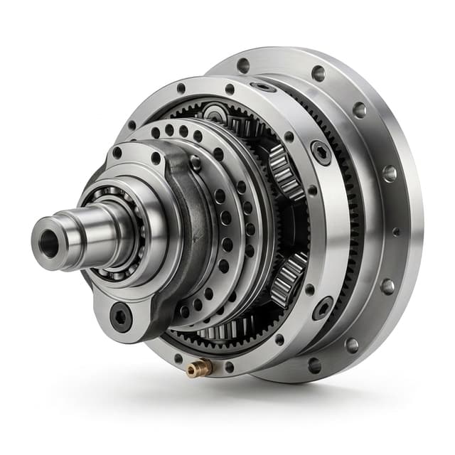 Compact robot joint reducer for landing shock and output support validation